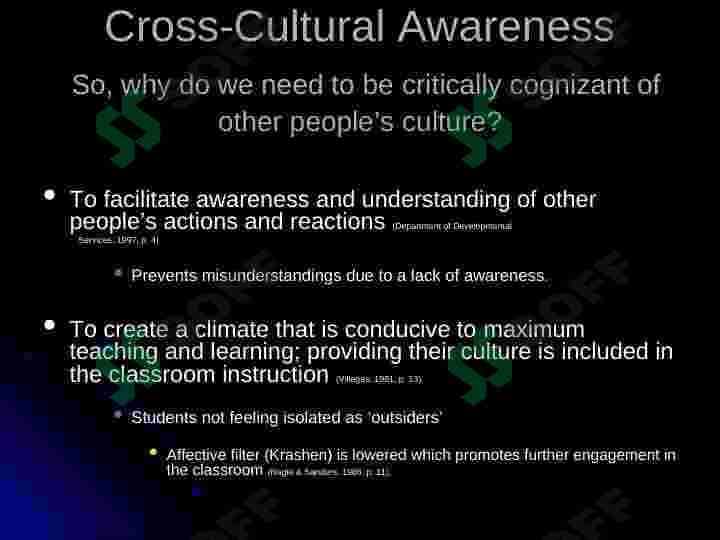 Cultural Sensitivity in the Classroom 5