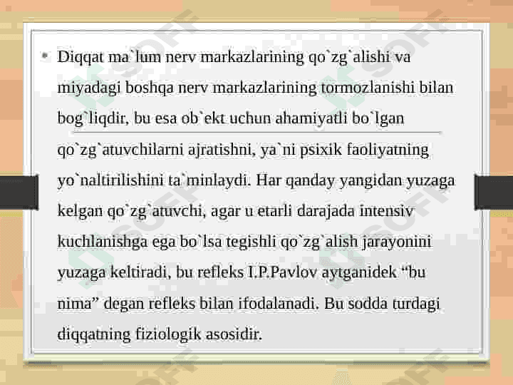 Diqqat va Sezgi. Idrok va Xayol 4