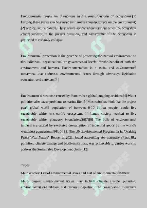 ECOLOGICAL PROBLEMS 2