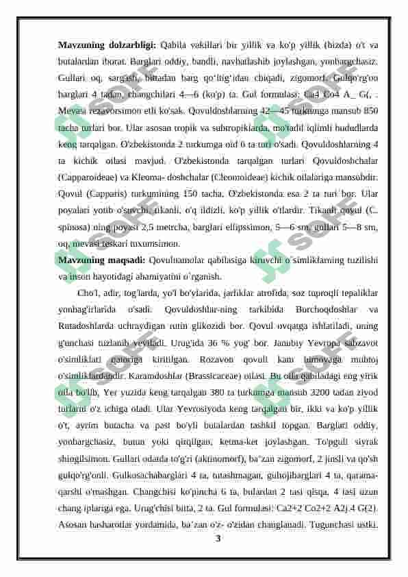 KARAMDOSHLAR OILASI 3