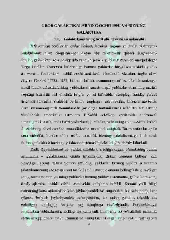 Koinot evolutsiyasi 4
