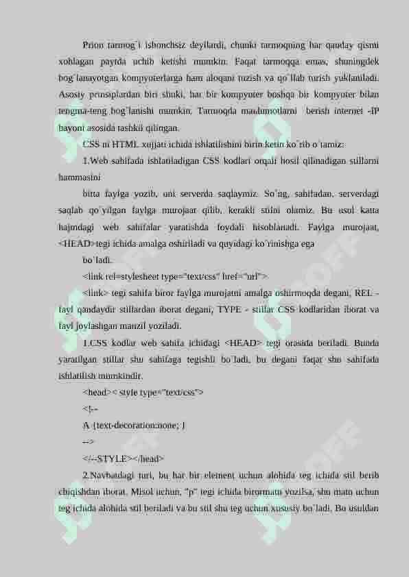 UMUMIY O’RTA TA’LIM MAKTABINING WEB SAYTINI YARATISH 5