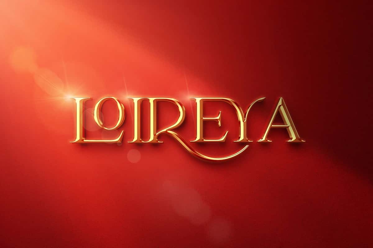 Hashamatli 3D logotip maketi | Luxury 3d logotype mockup 1