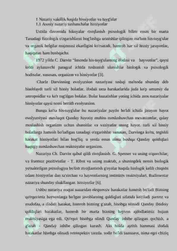 Nazariy vakillik haqida hissiyotlar va his-tuyg'ular. Ta'rif hissiyotlar va tuyg'ular ichida psixologiya. Tushuncha haqida hissiyotlar va his-tuyg'ular. Fiziologik asoslar hissiyotlar va his-tuyg'ular. Tasniflash hissiyotlar va his-tuyg'ular. Xususiyatlari ko'rinishlari hissiyotlar va tuyg'ular ichida hayot shaxs. 4