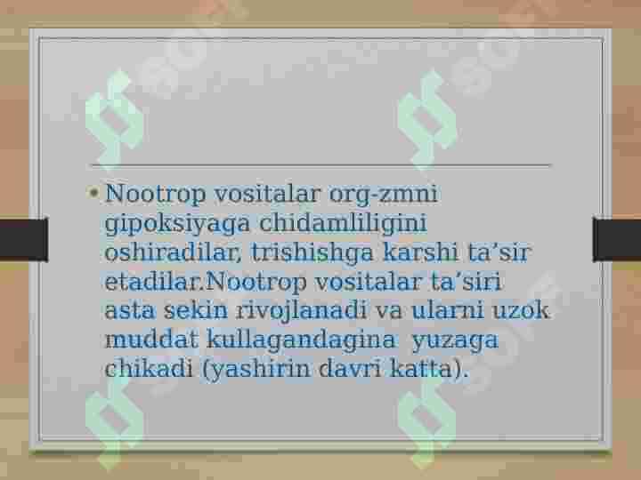 Nootrop vositalar 3