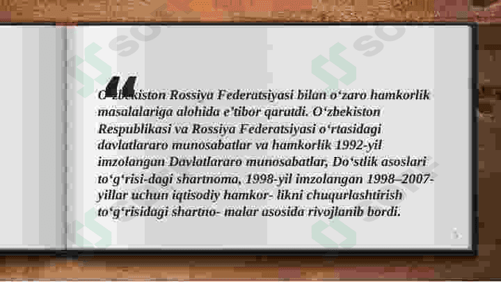 O‘ZBEKISTON–ROSSIYA. 5