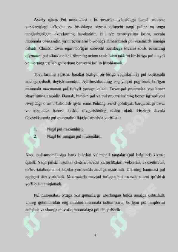 PUL-KREDIT SIYOSATI 4