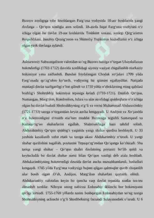 QO‘QON XONLIGI 2