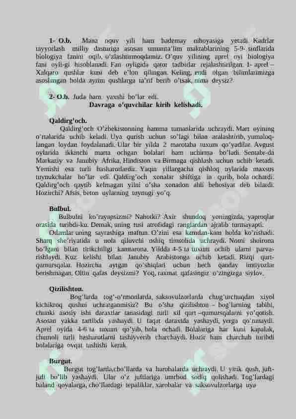 Qushlar bayrami 4