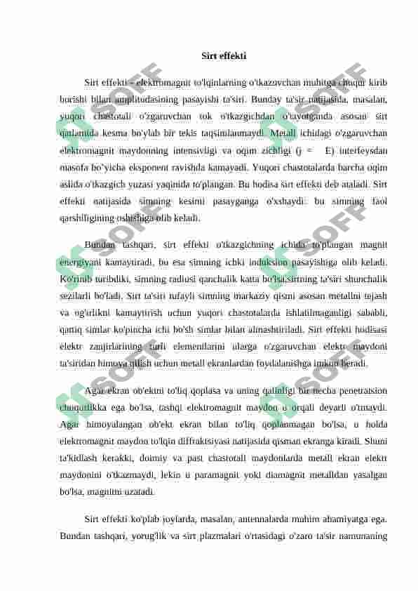 SIRT EFFEKTI 4