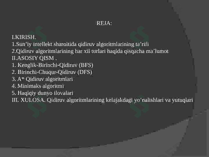 Qidiruv algoritmlari 2