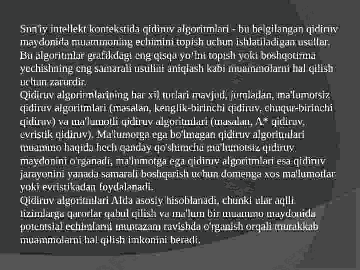 Qidiruv algoritmlari 3