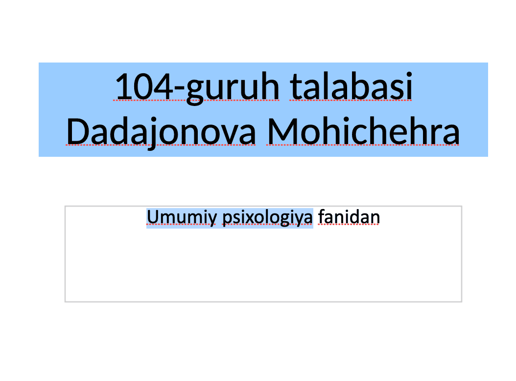 Oila psixologiyasi 1