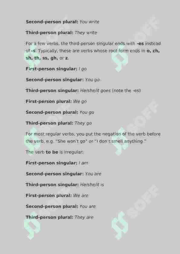 Simple Present 2