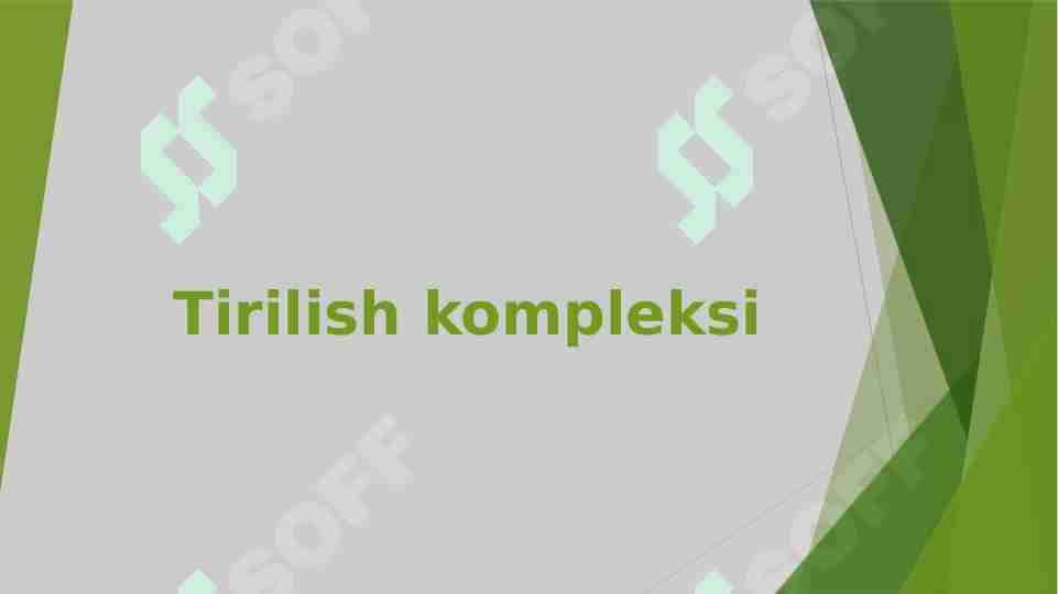 Tirilish kompleksi