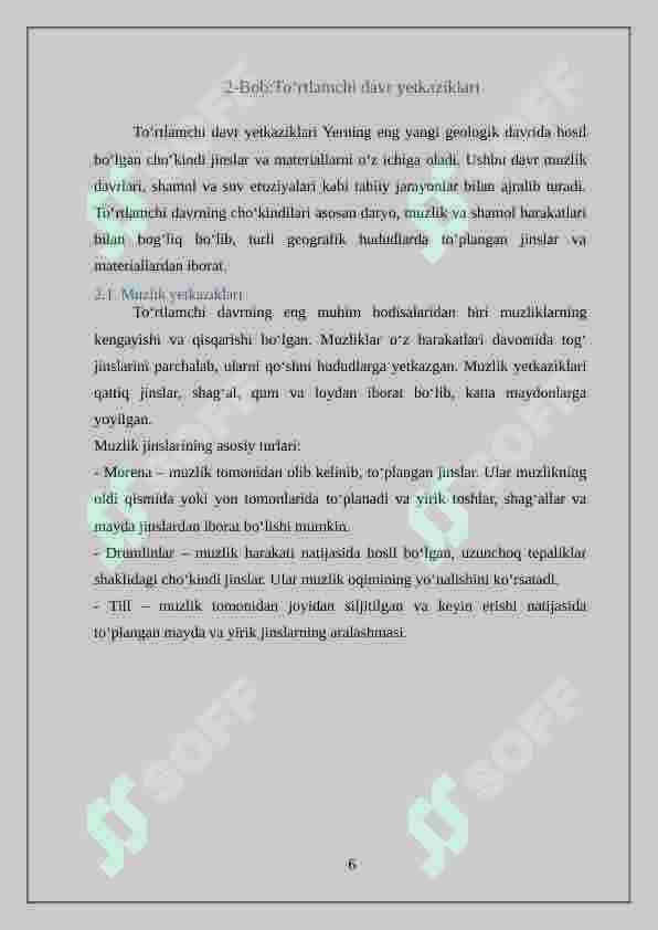 To‘rtlamchi davrning umumiy xususiyatlari 6