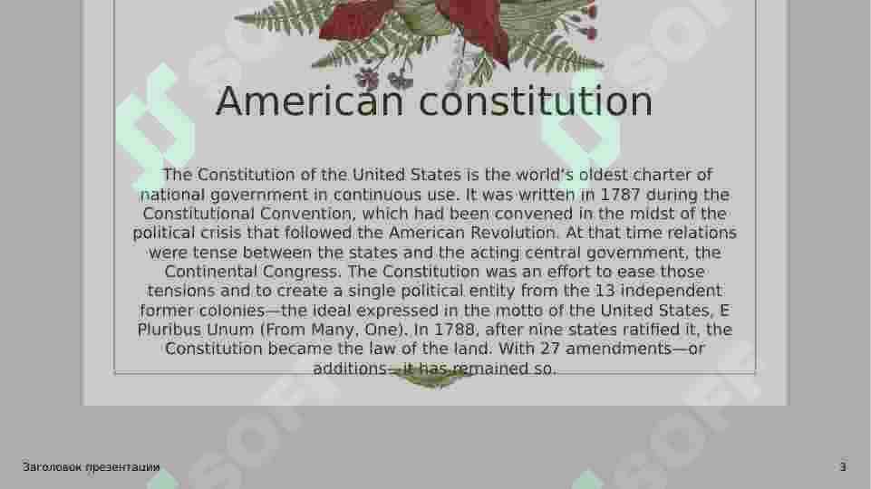 The USA 3