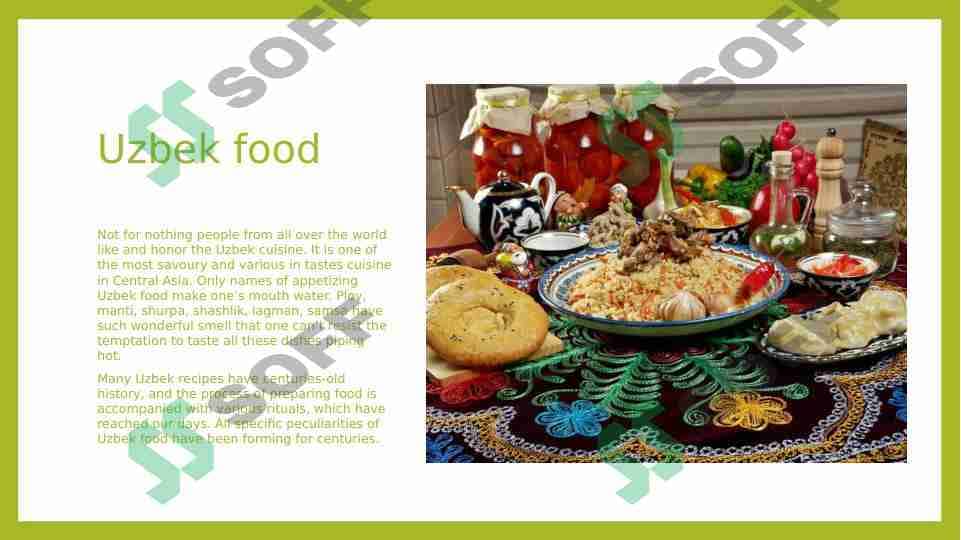 Uzbek food