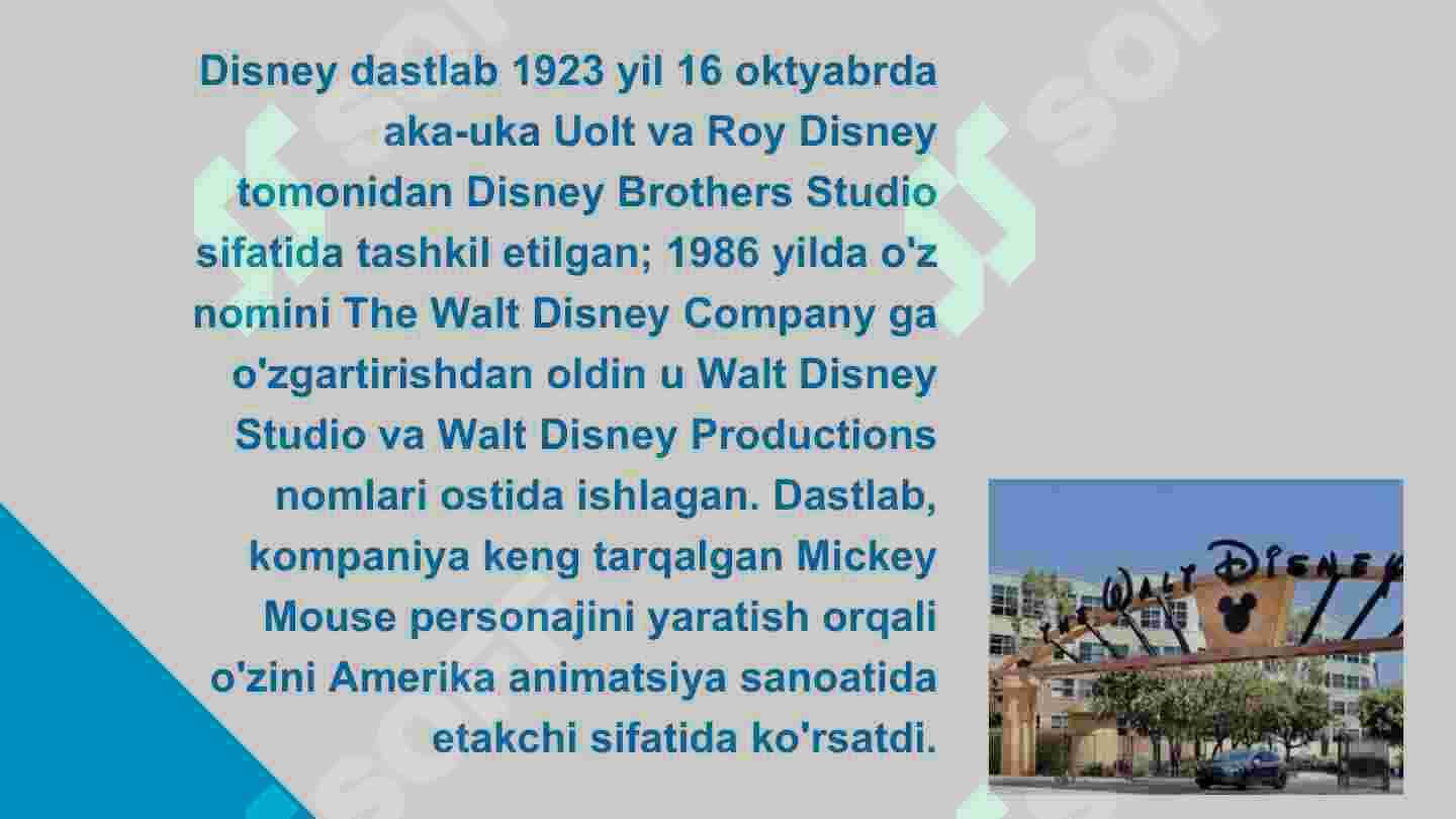 Walt Disney haqida 5