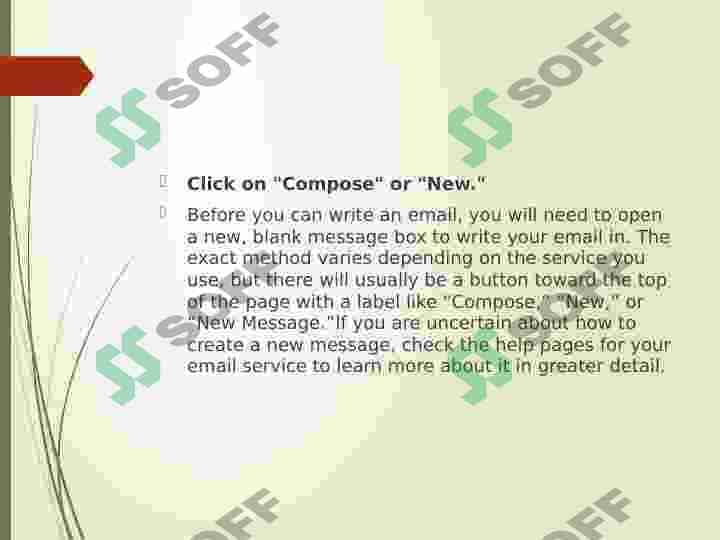 Writing an email 4