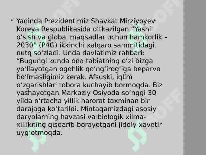 Yashil iqtisodiyot 2