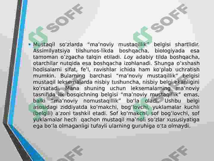 Yordamchi so’zlar 4