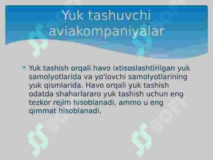 Yuk tashish 8