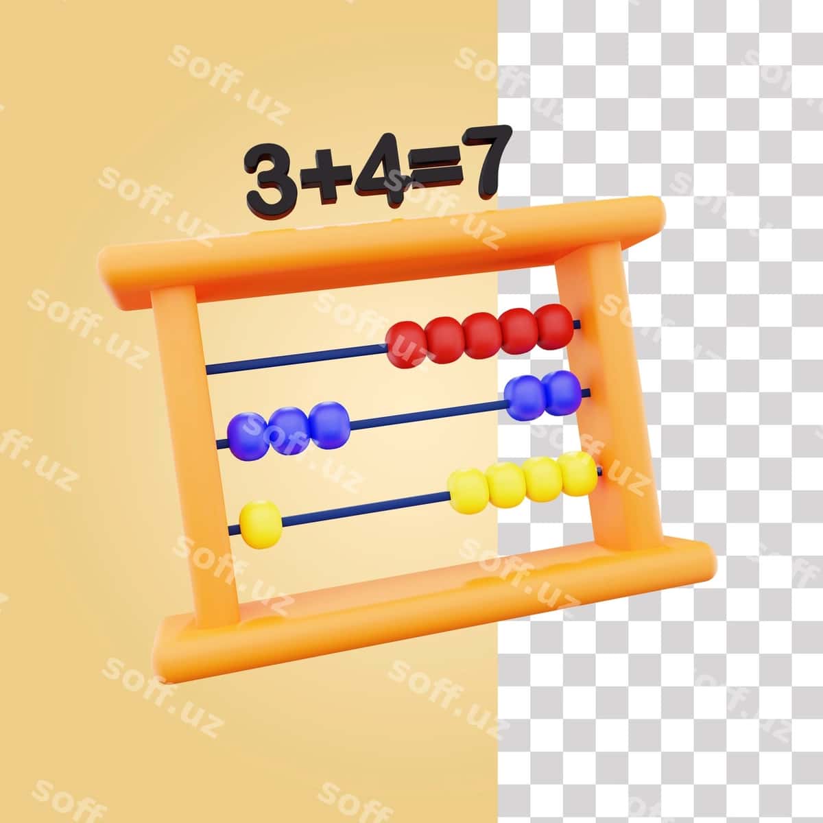 Abakus 3D belgisi | Abacus 3d icon 1