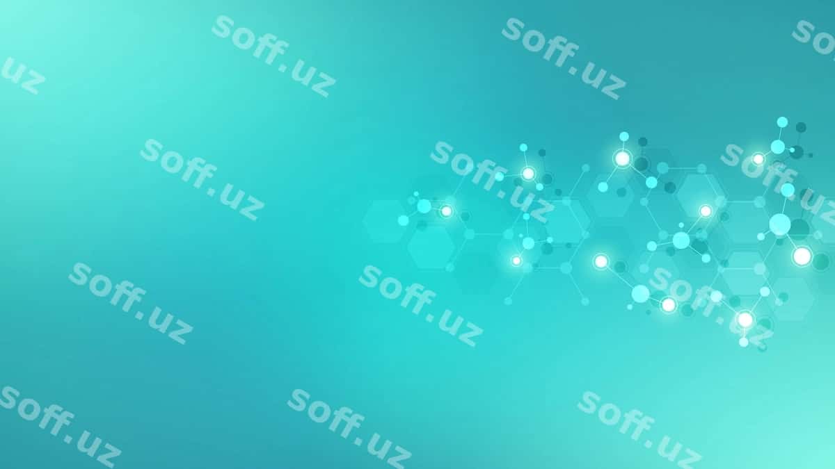Abstrakt fonda molekulalar | Abstract background molecules 1