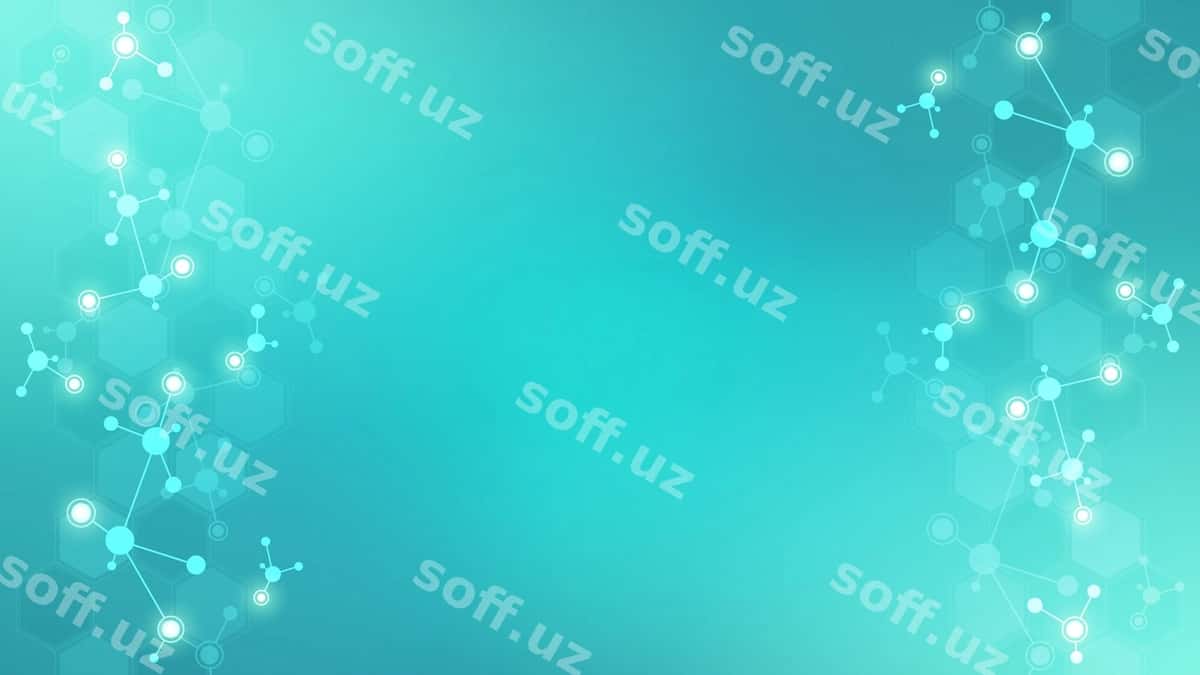 Abstrakt fonda molekulyalar | Abstract background molecules 1