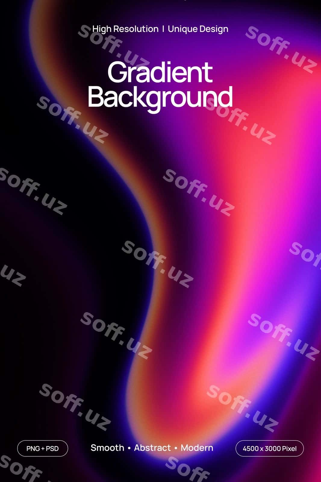 Abstrakt gradient oqim orqa fon | Abstract gradient flow background 1