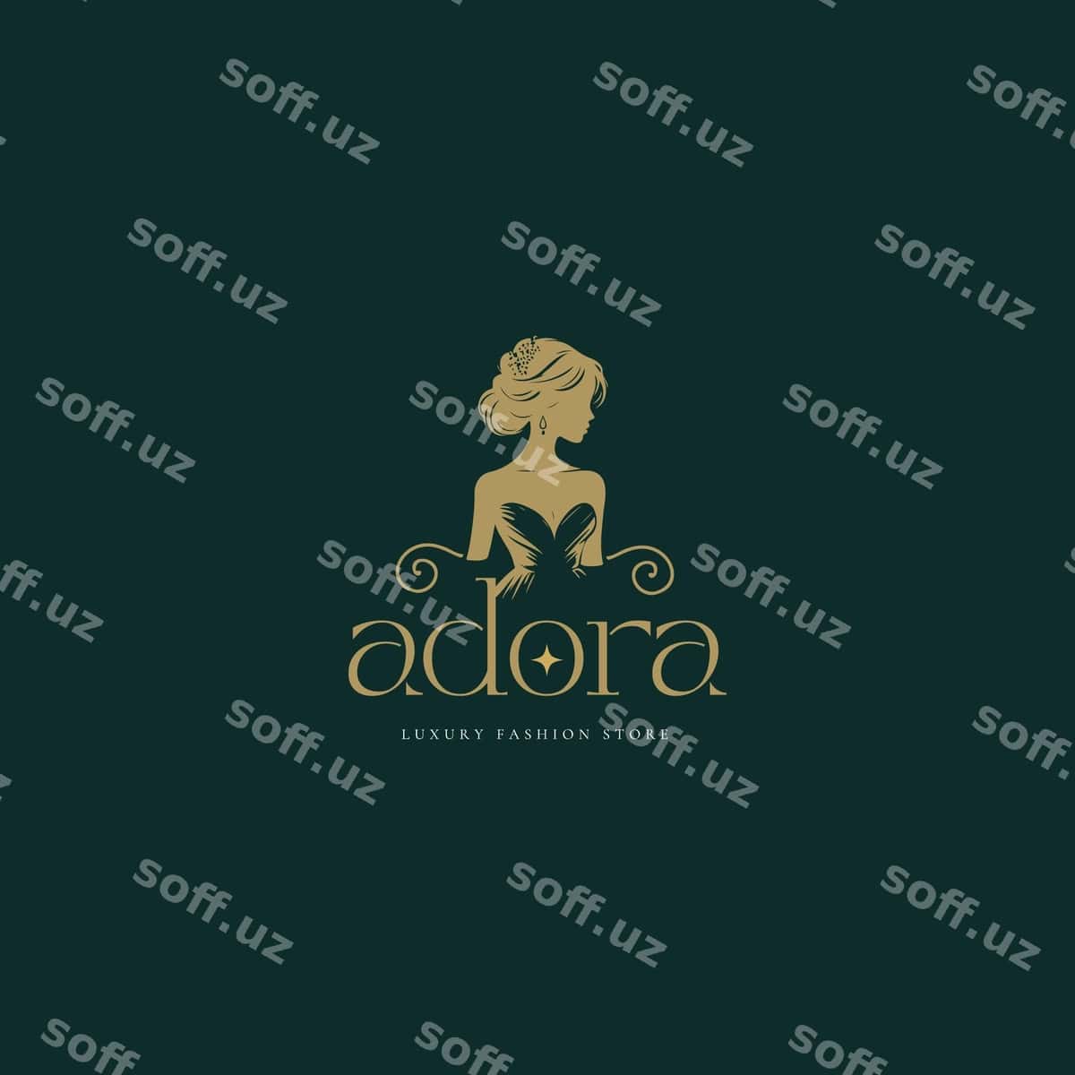Adora hasharot moda logotipi | Adora luxury fashion logo 1