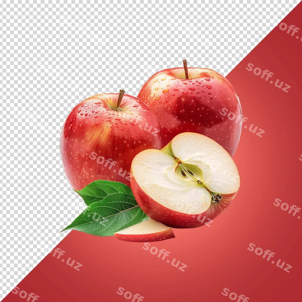 Olma meva psd | Apple fruit psd 1