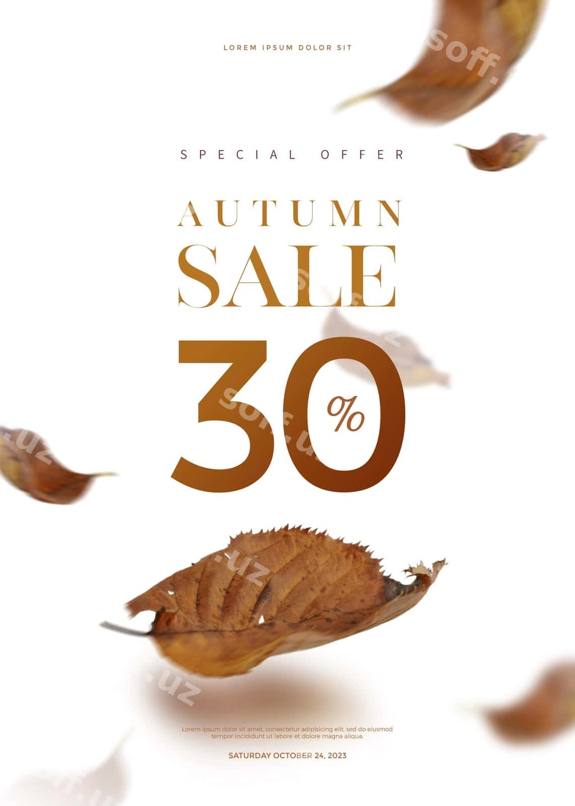 Kuzgi sotuv banneri | Autumn sale banner 1