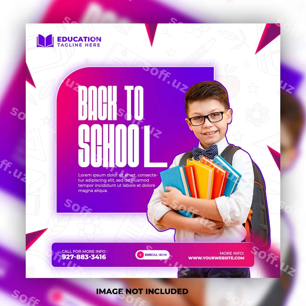 Qayta maktab reklama ta'limi | Back school advertisement education 1