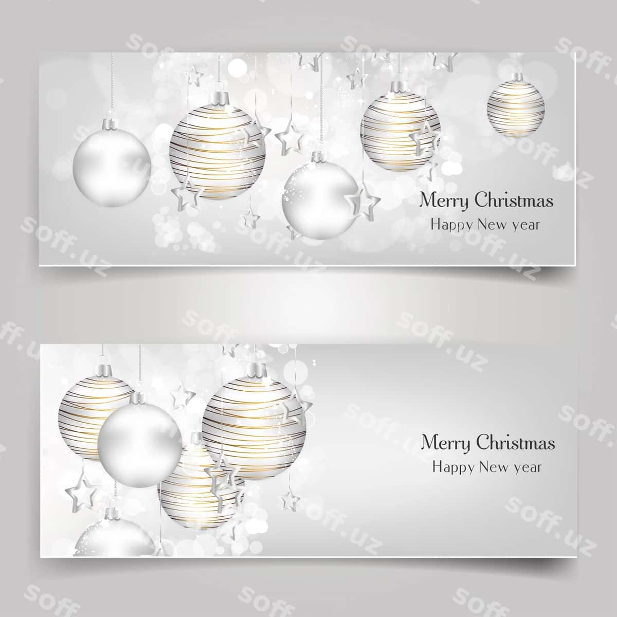 Orqa fon shisha sharflar bilan | Background with christmas balls 1