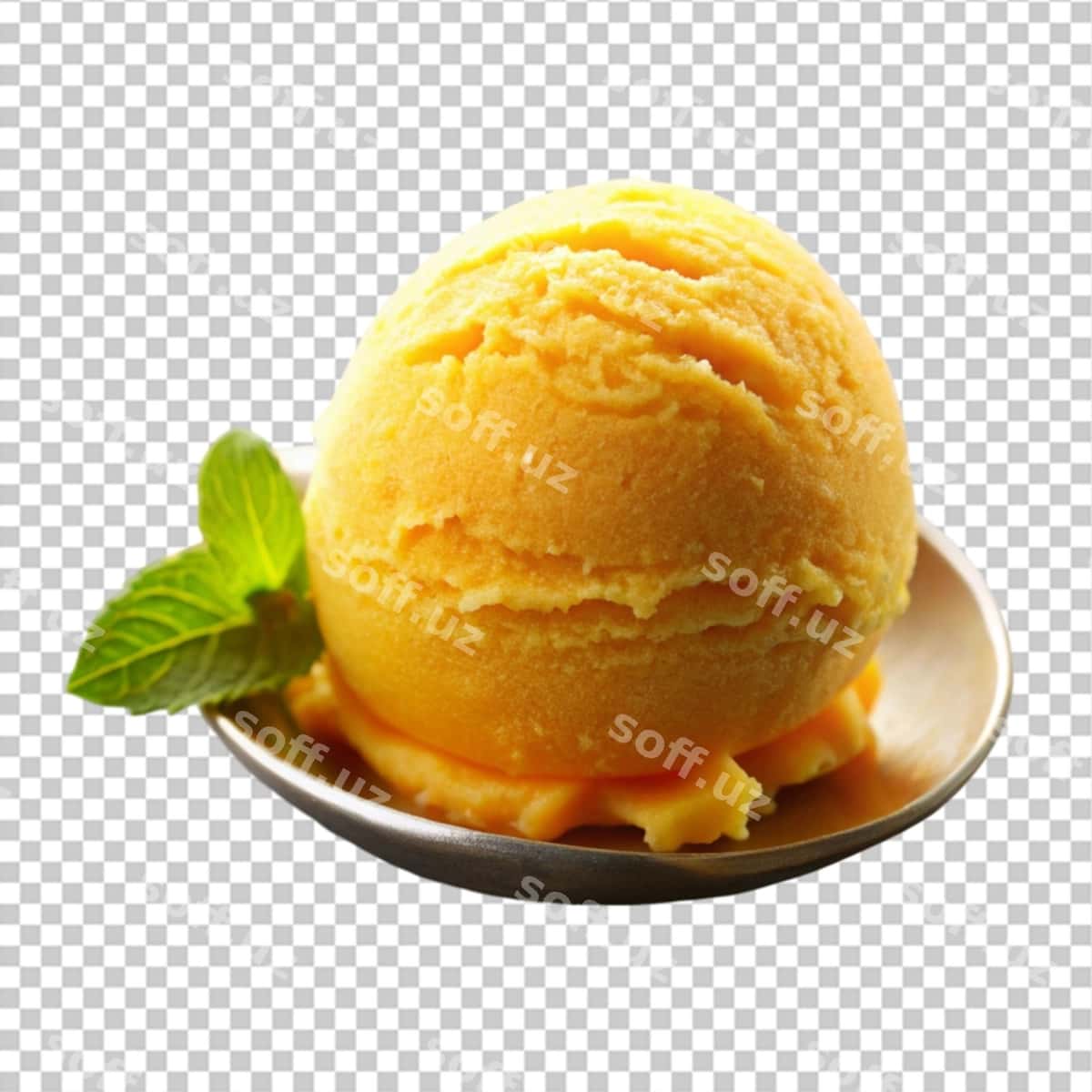 Ball tabiiy mangal muzlatma qoshiq | Ball natural mango ice cream spoon 1