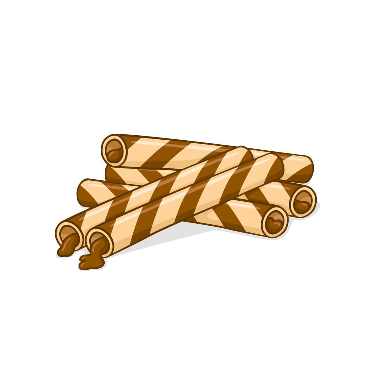 Shokoladli gofretli rulolar | Chocolate wafer rolls 1