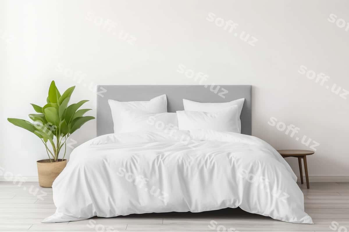 Uyali ichki namuna | Bed linen interior mockup 1