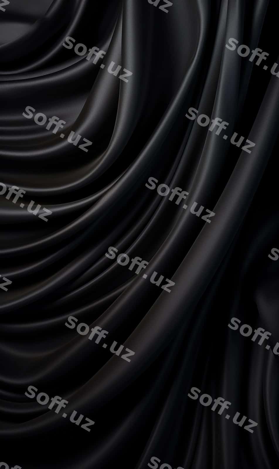 Qora mato teksturali fon | Black fabric texture background 1