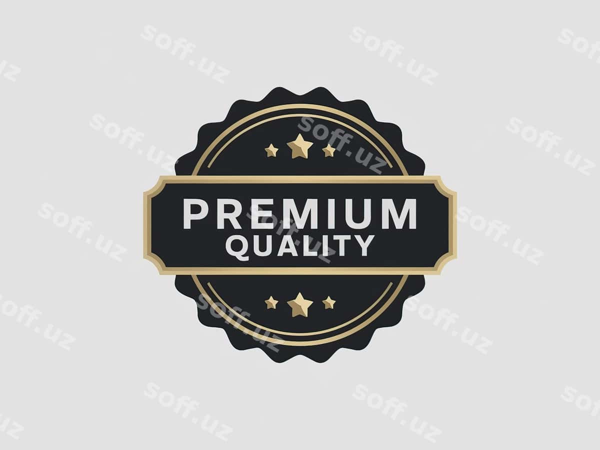 Qora oltin logotip oltin yulduzlar bilan | Black gold logo with gold stars it 1