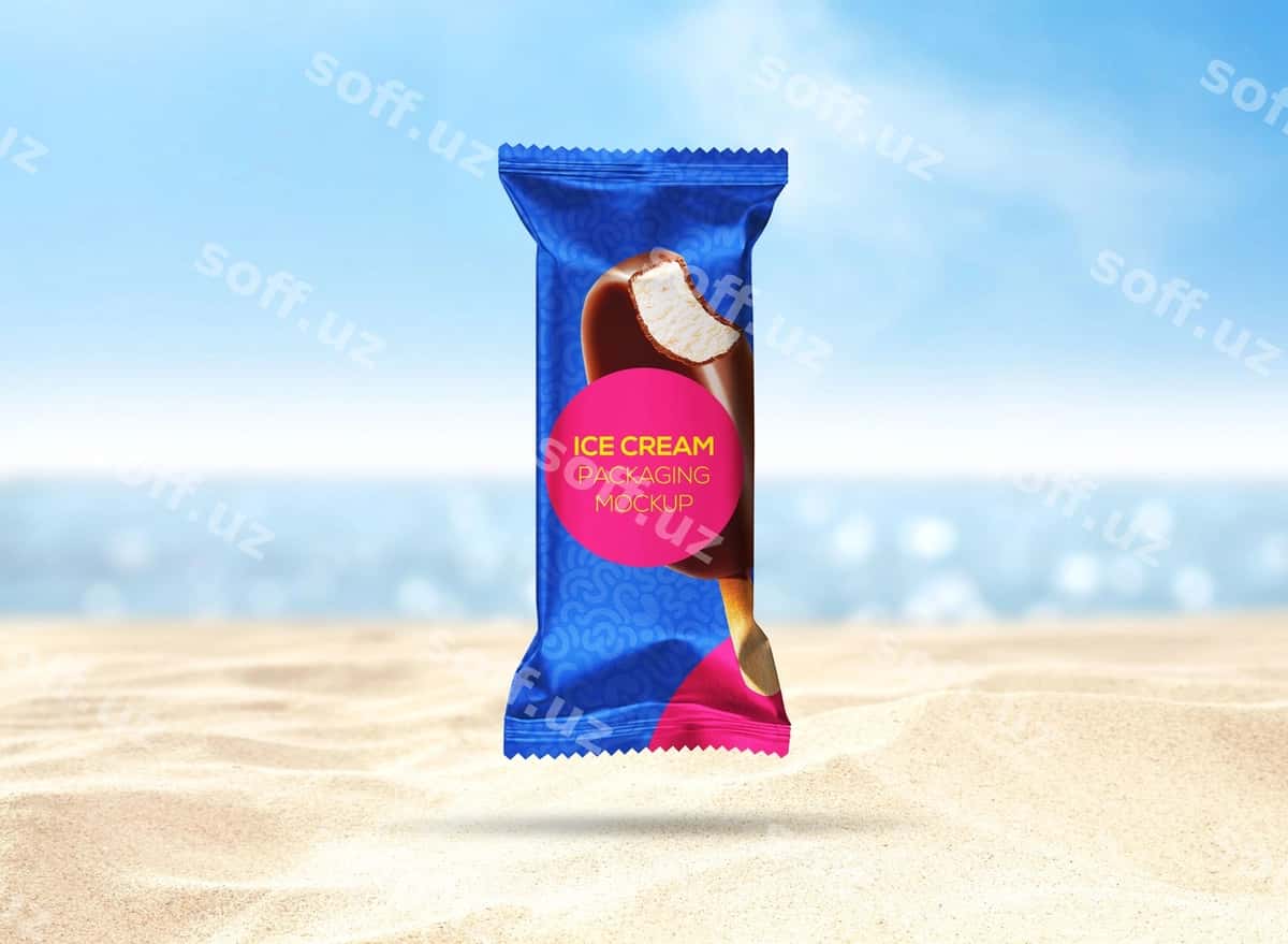 Ko'k sumka muz qatiq qum | Blue bag ice cream sand 1
