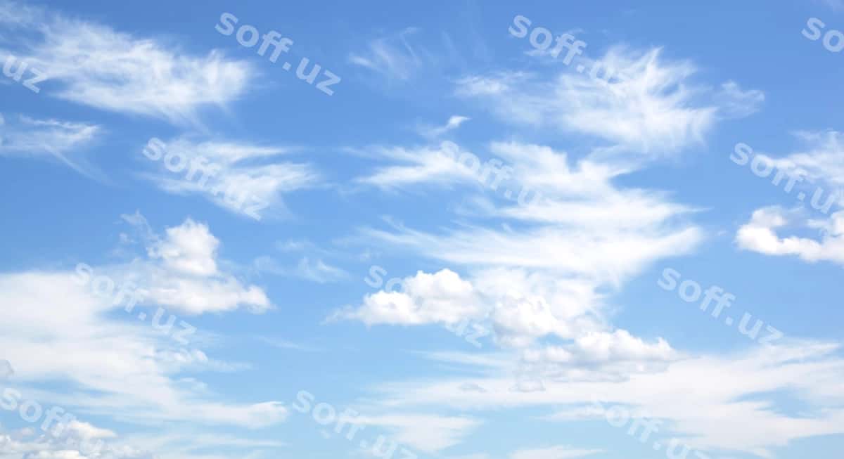 Ko'k osmon bulutlar osmon | Blue sky clouds sky 1