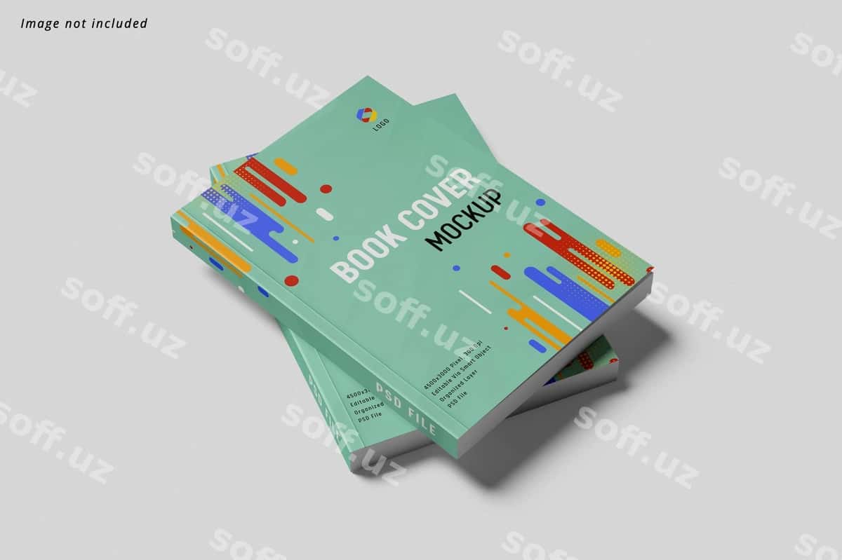 Kitob muqovasi maketi | Book cover mockup 1