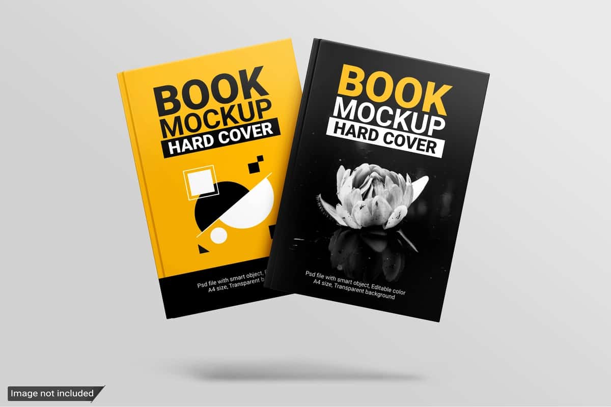 Qattiq muqovali kitob maketi | Book mockup hard cover 1