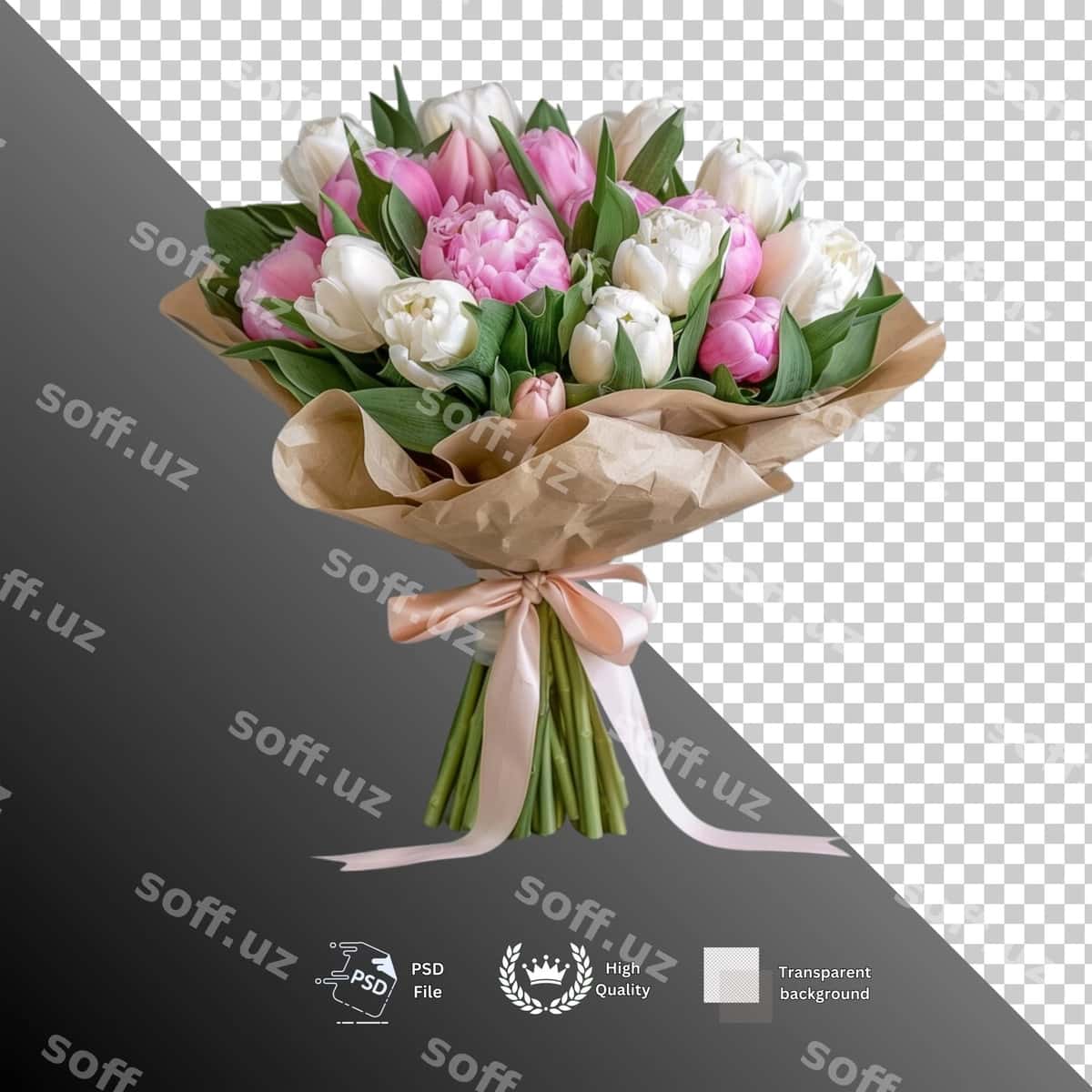 Guldasta izolyatsiya qilingan shaffof fon | Bouquet isolated transparent background 1