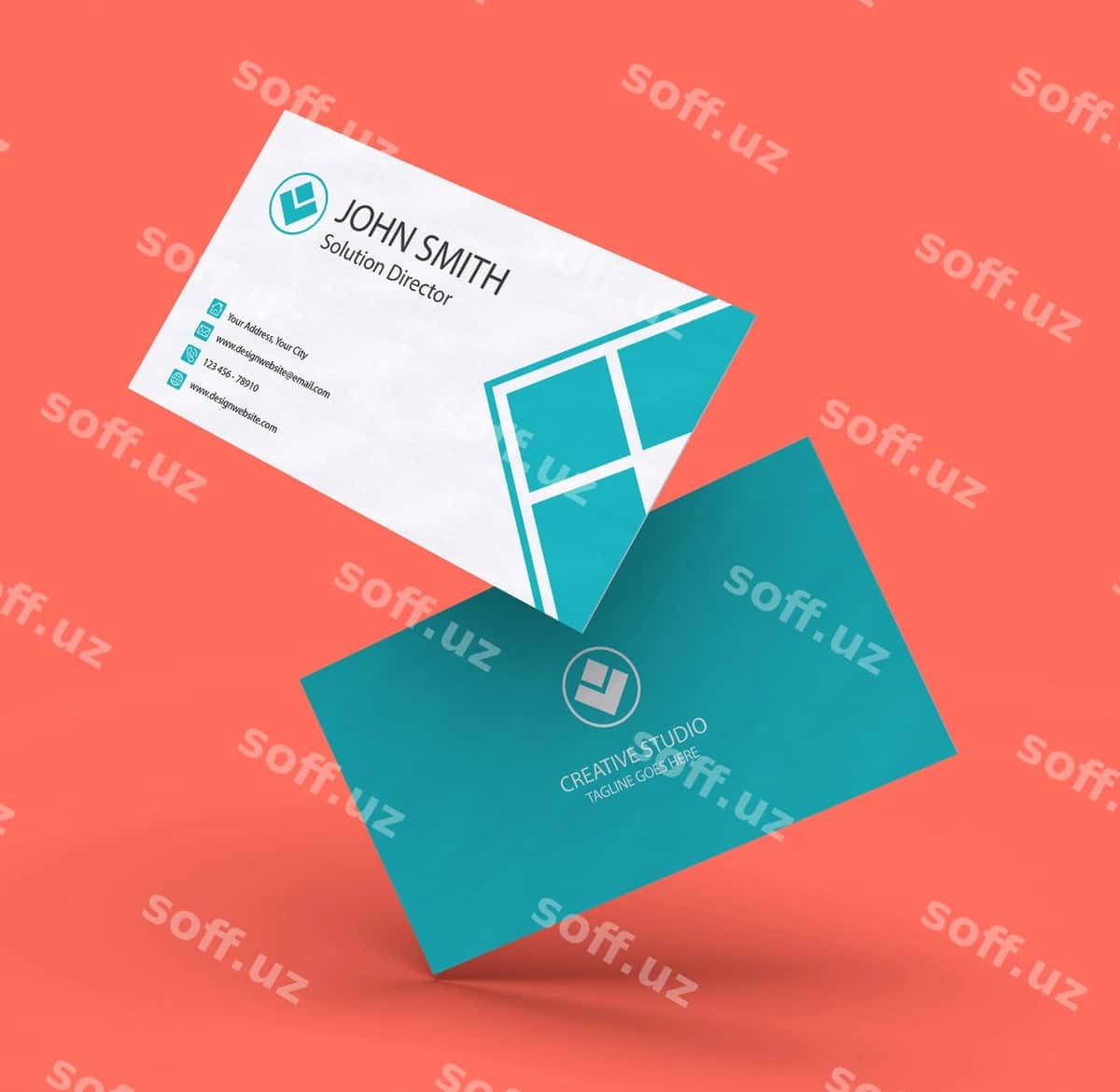 Bisnes karta mockup | Business card mockup 1