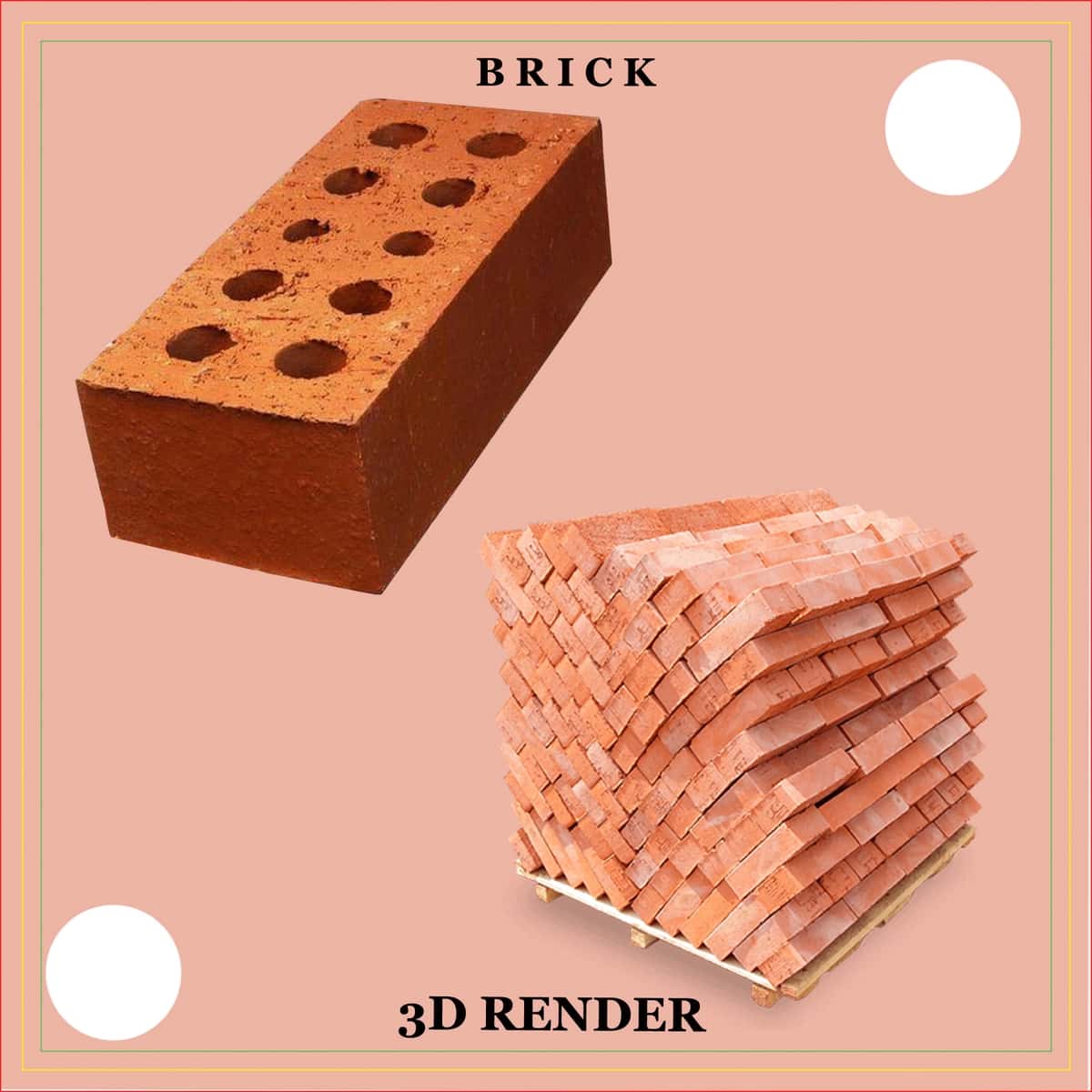 Uy g'ishtli kroft belgisi | House brick croft icon 1