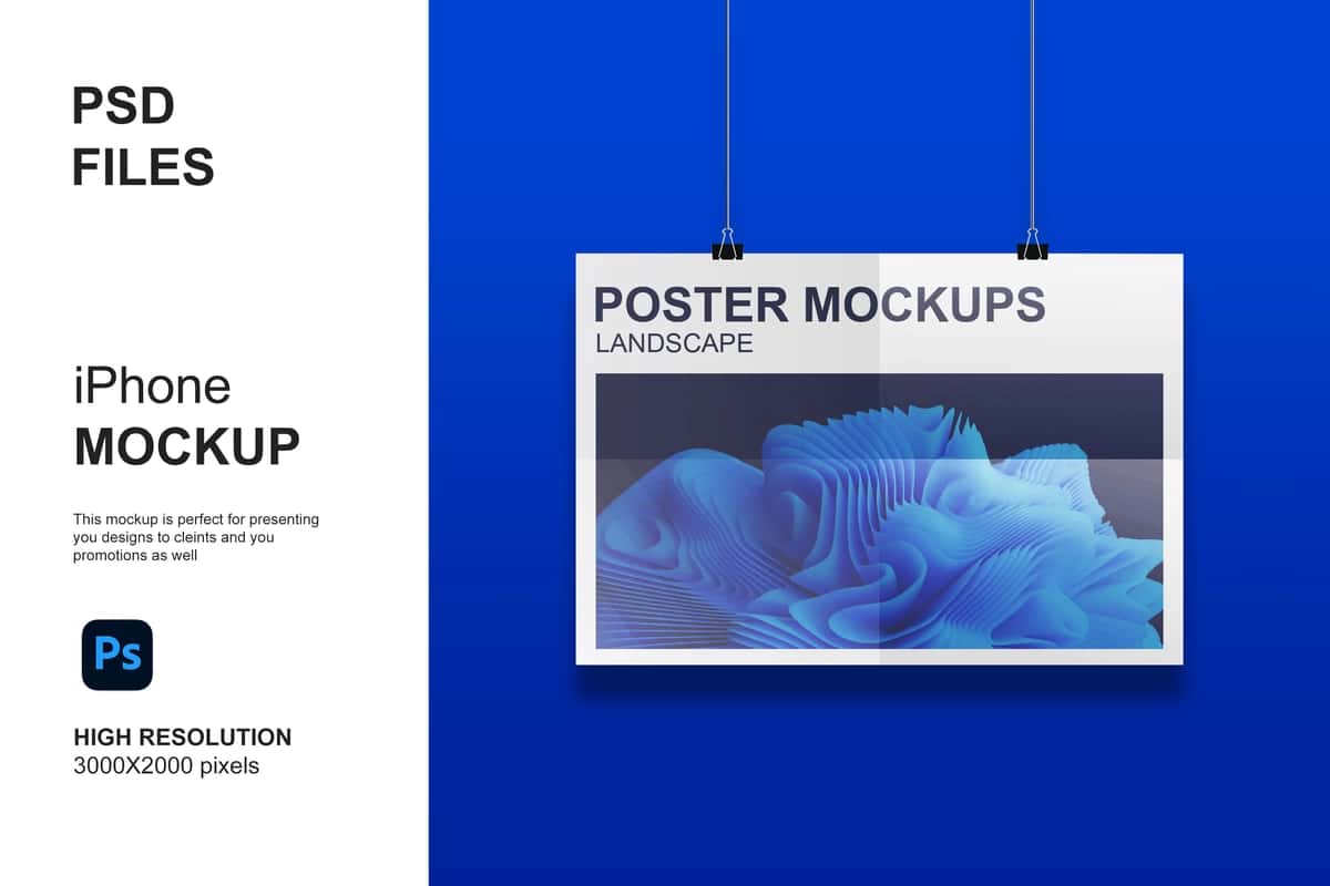 Plakat maketi | Poster mockup 1
