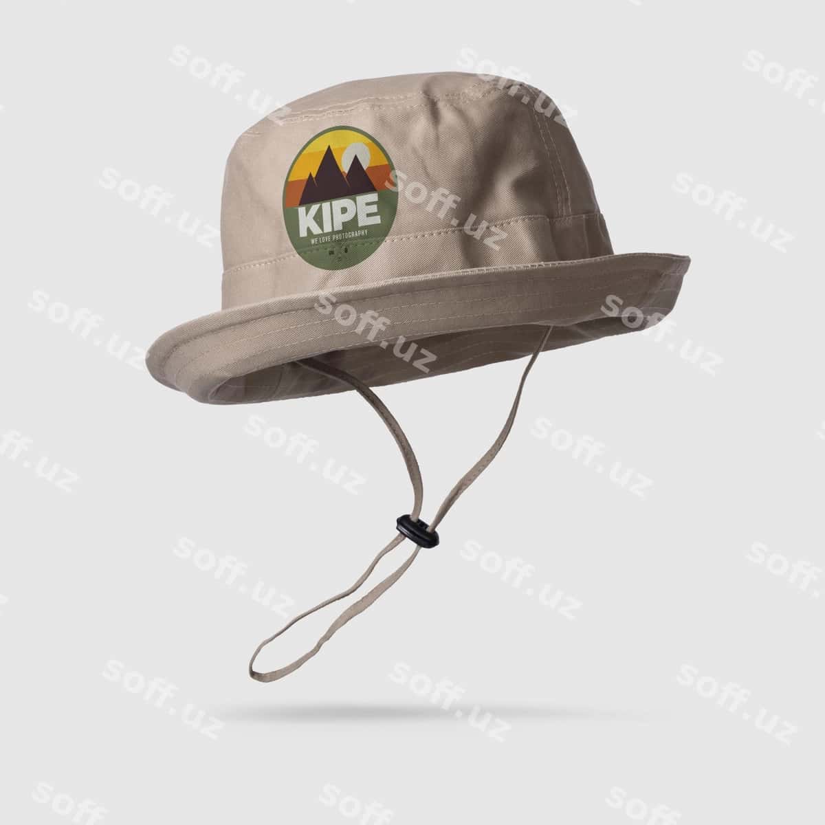 Paxlama bosh kiyim namunasi ajraltirilgan | Canvas bucket hat mockup isolated 1
